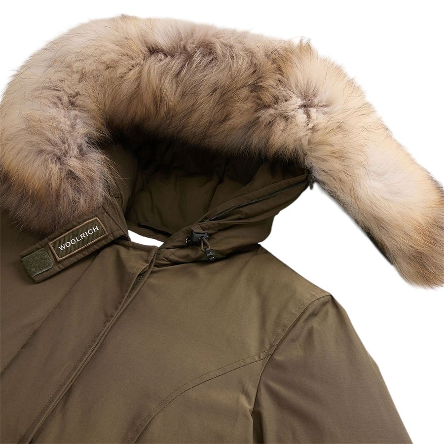 Arctic Parka in Ramar Cloth con pelliccia removibile Woolrich | CFWWOU0538DAG